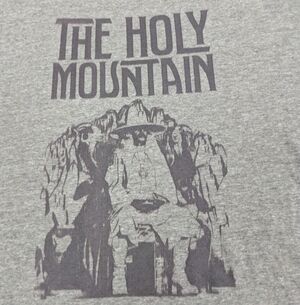 The Holy Mountain Grey Tee Shirt Size XL Classic Movie - Not For Everyone